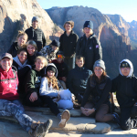 Class camping trip photo
